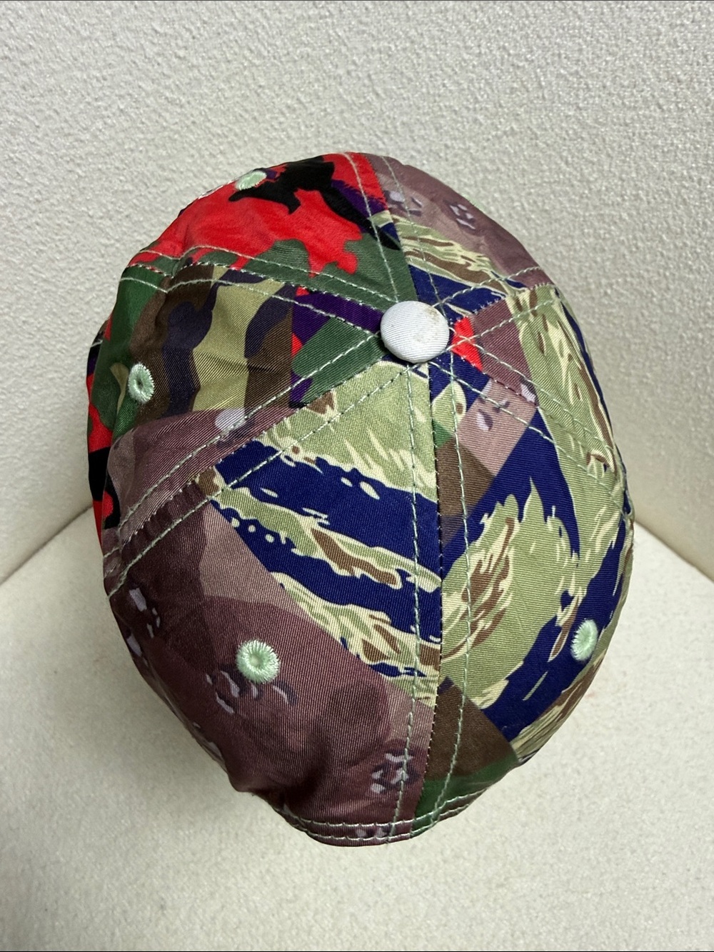 Staple Multi-Color Camo Script Logo Cap - Picture 4 of 7